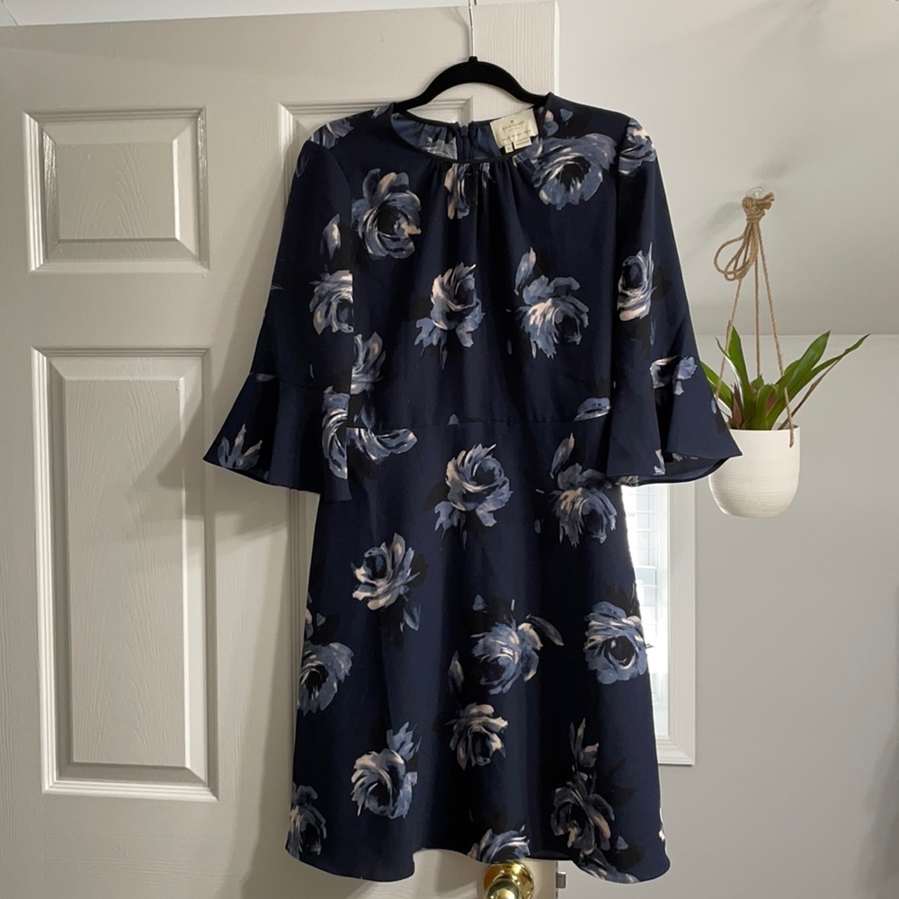*SOLD* NWT Kate Spade Midnight Rosette Dress